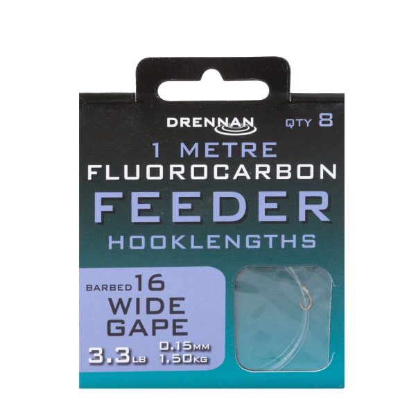 Drennan Wide Gape Fluorocarbon Feeder Rig 1M - Image 4