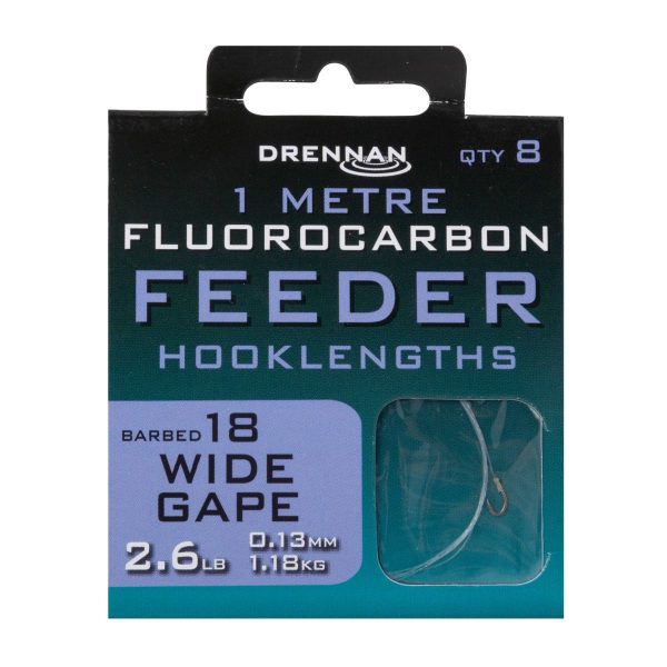 Drennan Wide Gape Fluorocarbon Feeder Rig 1M - Image 3
