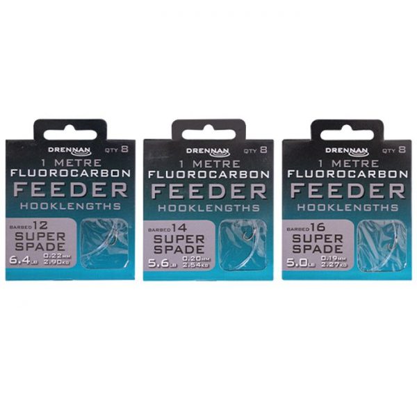 Drennan Super Spade Fluorocarbon Feeder Rig 1M